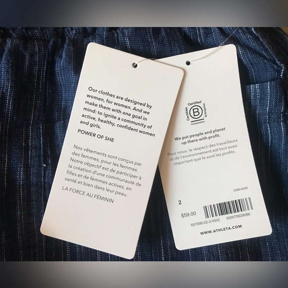 ATHLETA Cabo Linen Textured 4” Shorts - Picture 10 of 10